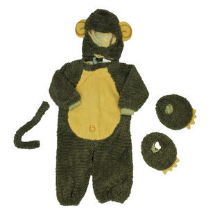 incharacter costumes Unisex Brown Costume size: Monkey